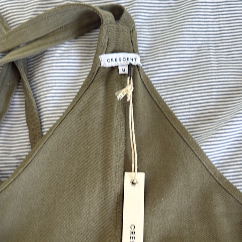 Crescent Olive Midi Dress